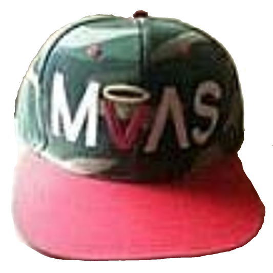 MAAS Camo and Red Snapback - GoldE 85