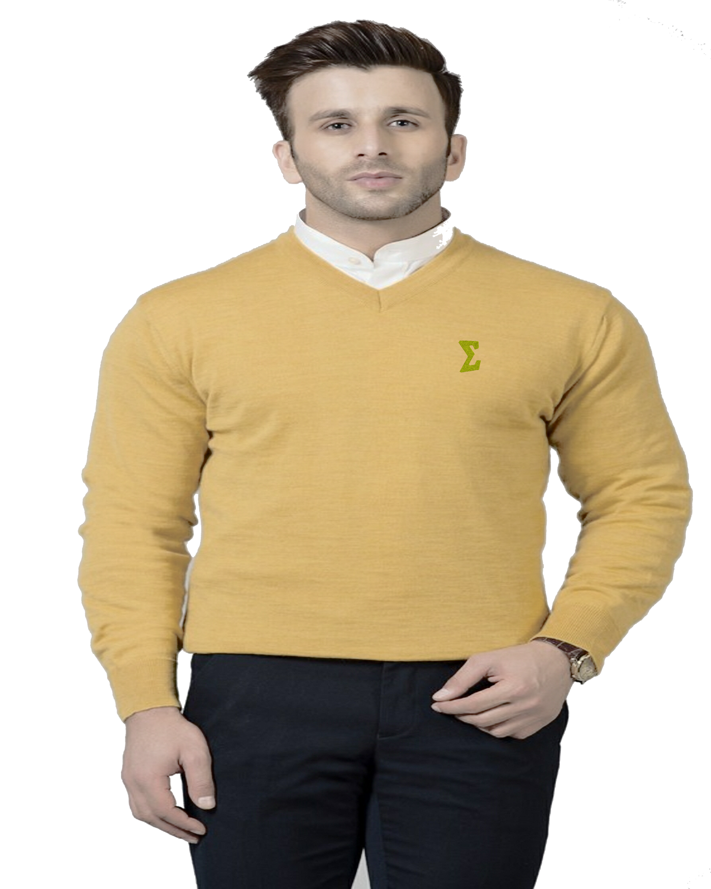 Gold.E V-Neck Sweater - GoldE 85